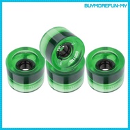 [BuymorefunMY] Ronyme Durable Skateboard PU Wheels Roller Soft Longboard Mini Cruiser Wheels 78A Whe