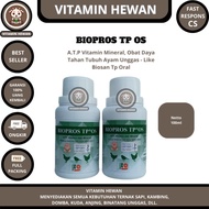 BIOPROS TP OS 100ml - A.T.P Vitamin Mineral, Obat Daya Tahan Tubuh Ayam Unggas - Like Biosan Tp Oral