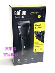 百靈牌 - Braun Series 3 301s 三階段浮動刀頭乾濕兩用電動剃鬚刨