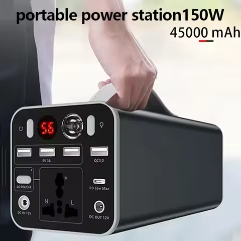 42Ah-90Ah 300W 150W Portable Power Station Outdoor Emergency Power Supply Power Bank Generator DC ou
