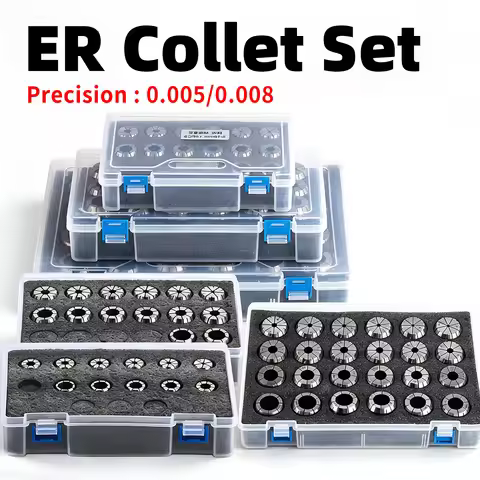 ER11 Collet ER20 Collet 0.008 High Precision Spring ER Collet Set ER11 ER16 ER25 0.005 Tolerance for