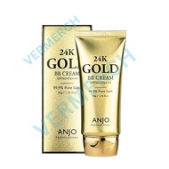 Anjo Natural Cover Snail Sun BB Cream SPF 50+PA+++ 50ml Makeup Base Snail Mucus Korean Cosmetics Sun