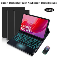【A Happy】 Case for Lenovo Xiaoxin Pad 2024 11 Inch TB331FCBluetooth Keyboard cover for Lenovo Tab M1