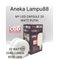 LAMPU BOHLAM LED MYLED 20 WATT PUTIH - LAMPU MY LED PLATINUM 20 WATT - LAMPU LED 20 WATT