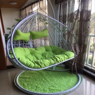 HY&amp; Hammock Double Thick Rattan Basket Indoor Glider Casual Rocking Chair Outdoor Swing Rattan Chair Balcony Cradle Chai