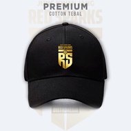 Topi Red Sparks Gold Premium Cotton