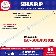 LC-58UA330X / LC-58UE630X SHARP 58 INCH LED TV BACKLIGHT ( LAMPU TV ) 58" BACKLIGHT SHARP BACKLIGHT 