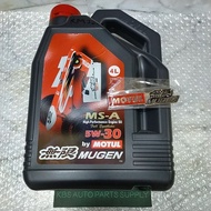 5W30 GASOLINE 100% TOYOTA MOTUL TRD SYNTHETIC ENGINE OIL ( 4 Liter) ~ FREE GIFT MUGEN