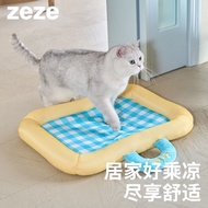 Zezeze Summer Ice Pad Cool Sensation Cooling Ice Nest Cat Ice Pad Summer Nest Cat Cool Pad Sleeping 