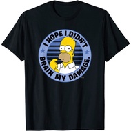 The Simpsons Homer I Hope I Didn't Brain My Damage T-Shirt Soft Thick Premium