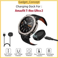 Charging Dock For Amazfit T-Rex Ultra 2 Smart Watch USB Charger Trex Ultra 2
