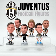 Figur mini bola sepak Soccerwe Juventus Players Original Action Figure Serie A UEFA Champions League