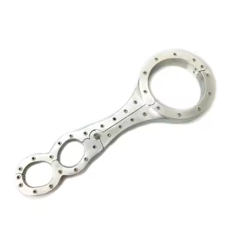 Black Emperor new fetish toys aluminum alloy bdsm collar hand cuffs slave wrist collar wholesale of