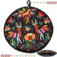 KUGIGI Tortilla Warmer Pouch, 12 Inch Size Round Shape Tortilla Keeper, Premium Reusable Heat Insula