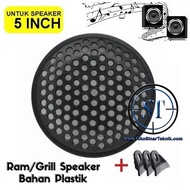 15" Inch Plastic Speaker Ram 15" Round Plastic Speaker Grill Cover 15inch Protective Net Speaker Cov