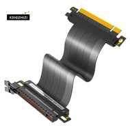 PCIE 4.0 Extension Cable, 16x Shielded High Speed GPU Riser Cable with PCI Express Port GPU Extensio