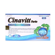 Hoạt huyết dưỡng não Cinavitt Forte Ginkgo Biloba 1200mg giảm đau đầu, hoa mắt, chóng mặt, rối loạn 