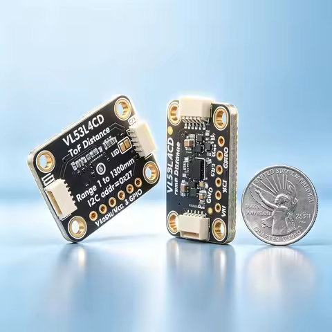 1PCS VL53L4CD Flight Time Distance Sensor 1 to 1300mm Compatible with STEMMA QT Qwiic for STEM Proje