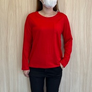 PLAIN LONG-SLEEVED T-SHIRT, SPANDEX RAYON T-SHIRT,/LONG SLEEVE TSHIRT