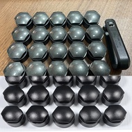 Tyre Cap Hub Black Grey Bright 4m0601173/8wd601173 For A3a4a5a8q3q5q8 2017-now Tire Wheel Screw 17mm