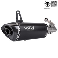 For vepsa gts 250 gts 300 2007- 2017 2018 2019 2020 motorcycle GTS300  slip on exhaust muffler front