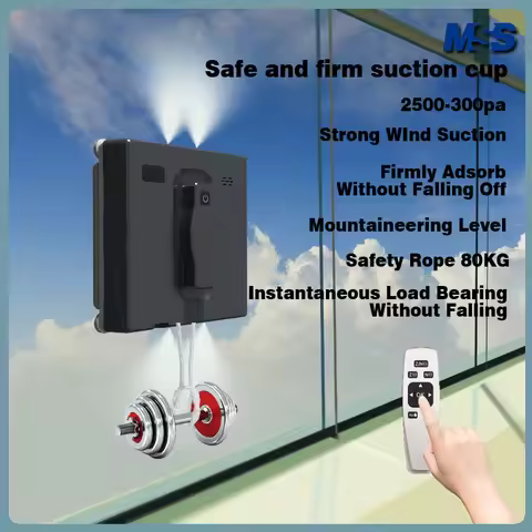 Window Cleaning Robot Battery-Four Spray Heads,Automatic Window Cleaner,Smart Home For Clean Glass,H