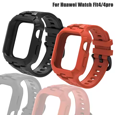 Sport Strap For Huawei Watch Fit 4 Screen Protector Bumper Frame Protector Wriststrap For Huawei Wat
