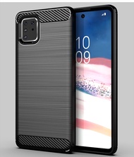 Samsung Galaxy Note 10 Lite เคส SamsungNote10lite คาร์บอนไฟเบอร์ TPU ซิลิโคนนิ่มฝาหลังเกราะเคสโทรศัพท์