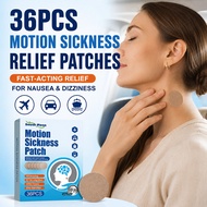 36PCS Motion Sickness Relief Patches Fast-Acting Relief for Nausea & Dizziness