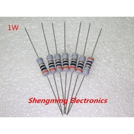 500PCS 1W 240R 270R 300R 330R 360R 390R 430R 470R 510R 560R 620R 680R 750R 820R 910R 1K ohm METAL OX
