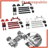 [Sharprepublic] RC Shock Absorber Set Professional DIY RC Car Model Easy to Install Replacement for MN78 MN82 LC79 1:12 Scale RC Vehicle