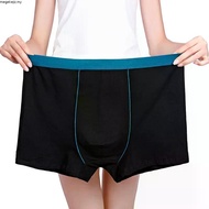 Plus Size 5 pcs Men's Underwear Boxer Brief Modal Cotton Breathable Trunks Boxer