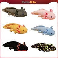 [PETSOLA] Axolotl Plush Toy, Axolotl Stuffed Animal, Home Decor, 17.72" Soft Stuffed Axolotl Pillow 