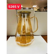 HEAT RESISTANT GLASS BOTTLE 400 DEGREES C WHITE - YELLOW 1.7L