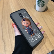 เคสมือถือเคสโทรศัพท์เคส OPPO F11 Proการ์ตูนน่ารักใหม่Friendมีน้ำค้างแข็งโปร่งใสHardเคสมือถือเคสมือถือเคสโทรศัพท์เคส สาวคลุมทั้งหมดกล้องCase