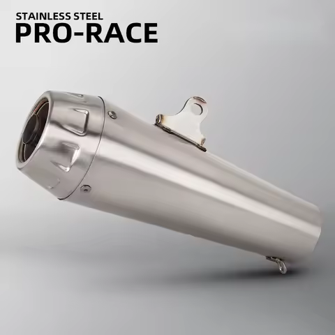 Motorcycle Exhaust Modify Universal 51MM 60MM Escape Pro Race Muffler with DB Killer For GSX8S MT03 