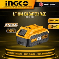 INGCO Lithium-Ion Battery Pack 20V 4.0Ah FBLI20021
