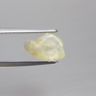 พลอย ก้อน ดิบ คริโซเบริล ไพฑูรย์ แท้ ธรรมชาติ ( Unheated Natural Chrysoberyl ) หนัก 1.24 กะรัต