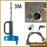 [Toolroom] Plumbing Snake Drain Auger, Sink Auger Hair Clog Remover, Auger Power Toilet Plunger Set