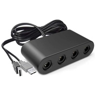 Gamecube Controller Adapter Compatible with Switch/Wii U/PC 4 Ports NGC Control Converter Accessorie