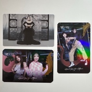 Itzy photocard ultramilk jisoo photocard flower album