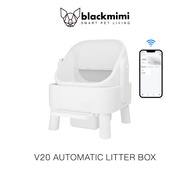 BlackMimi Spacious 80L Open Design Self-Cleaning Litter Box with App Control 9L Bin