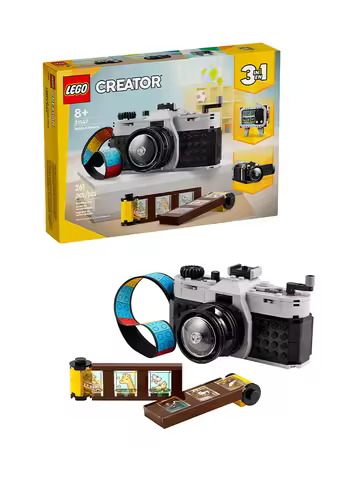 LEGO 31147 Creator 3-in-1 Retro Camera, Retro Video Camera or Retro TV