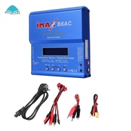 For  B6AC 80W RC Balance Charger+ Cable Digital Li-Ion LiFe Nimh Nicd PB Lipo Battery Discharger EU 