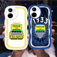 S-53 Persib Casing for VIVO Y22s Y02t Y02s Y02 Y22 Y35 Y16 Y75 5G transparent TPU