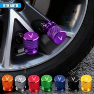 DTH 4Pcs Tire Valve Cap Zinc Alloy For Vinfast VF3 VF5 E34 VF6 VF6S VF6 Plus VF7 VF8 VF9