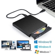 B 2.0 Portable External DVD Optical Drive CD/DVD-ROM CD/DVD-RW Player Burner Slim Reader Recorder Portatil for Windows M