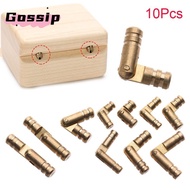 GOSSIP 10Pcs Jewelry Box Supplies Connector Soft Close Pure Copper Practical Concealed Folded Wine W