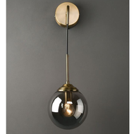 Modern luxury metal wall lamp Nordic creative LED glass wall lamp living room dining room bedside si