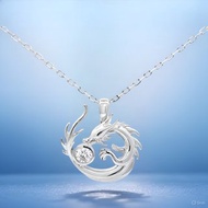 【18K金真鑽】天龍18K金吊墜項鍊 | Montresor Infini